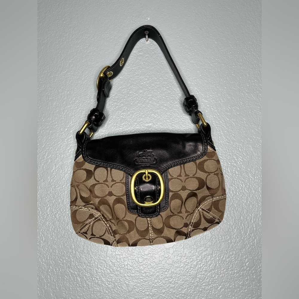 Vintage Coach Mini Brown Shoulder Bag